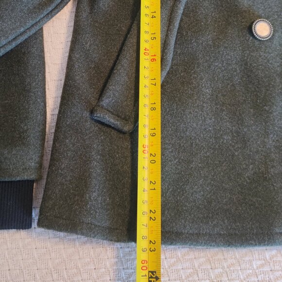 Bagatelle Cropped Peacoat Women size L without removable Hood - Picture 7 of 8